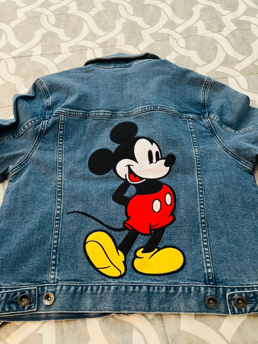 Disney Mickey Mouse Blue Denim Jacket NWT - Picture 3 of 8